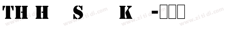 TH Hak SiongKui字体转换